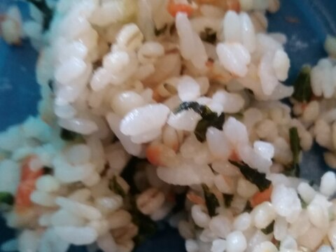 ひじき鮭玄米ご飯